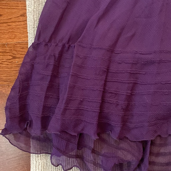 Delicate purple chiffon dress - Sz 7/8 - Picture 3 of 5